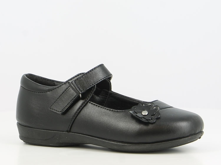 Picture of B166450- GIRSLS BLACK BALLERINA SHOES WITH STREP